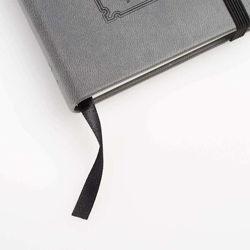 Be Strong Mini Hardcover Pocket Size LuxLeather Notebook with Elastic