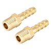 sourcing map Brass Metric Male to Barb Hose Connector 6mm