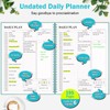 Planner Undated Daily Planner: To Do List Notebook Day Planner