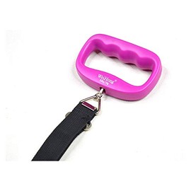 50kg/110lb Digital Luggage Scale with 4 Units (kg/g/lb/oz), Electronic Travel Hanging Scale with Backlit Display/Tare/Data Hold Function, Band Style, Blue