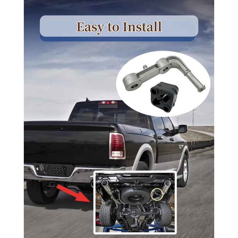 OWNDR 68275662AB Rear Left Exhaust Muffler Bracket Rubber Hanger Support