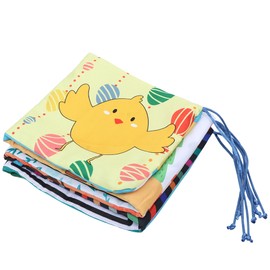 Infant Crib Cloth Book Cute Animal Learning Rattle Distorting Mirror Educational ToyType A