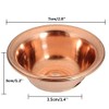 Forspero 7-Piece Tibetan Buddhist Copper Water Sacrificial Bowl for Ritual