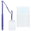 30 Pcs Fluffy Duster, Disposable Electrostatic Duster With 2 Handles