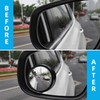 Universal Mirror 2x Blind Spot Mirrors Round HD Glass Convex