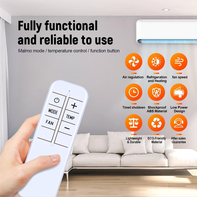 New Replacement Remote Control for Honeywell MN10CEDWW MN10CESBB MN10CESWW-R MN10CESBB-R