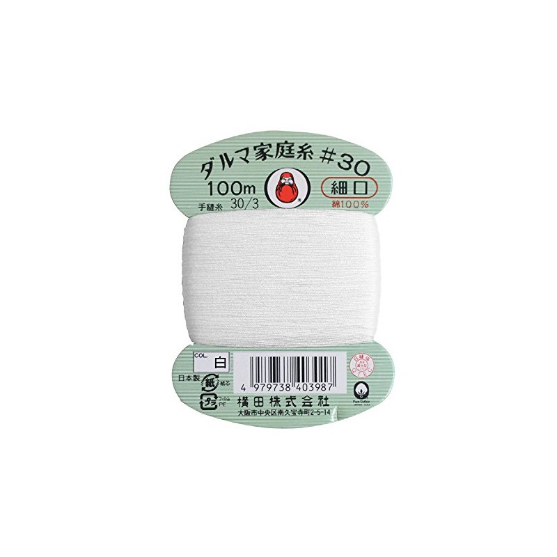 Yokota Daruma Household Thread Hand Sewing Thread 30 Count Fine