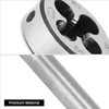 QWORK® Gewindebohrer M12*1.5mm Gewindebohrer und Schneideisen Set