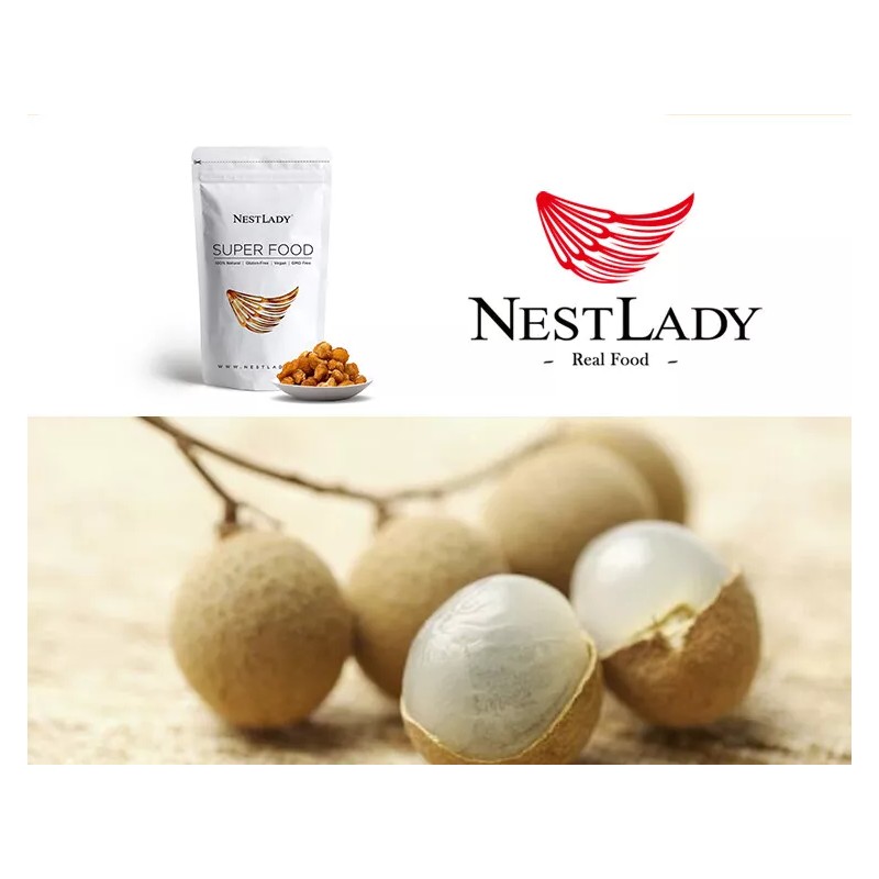 NESTLADY Natural Dried Longan 100% fruit Meat 200 g (7.05oz)