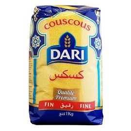 Dari Moroccan Couscous 1kg, 2.2lb (Fine, 1 Pack)