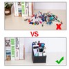 MoonSing Tv Remote Control Holder Organizer Box with 3 Compartment,