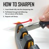 Smiths Adjustable Manual Knife Sharpener Gray/Yellow S-50264