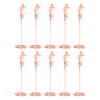 10pcs Table Number Holder Spiral Base Mermaid Shaped Wedding Table