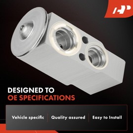 A-Premium A/C Expansion Valve Compatible with International Harvester LoneStar 2010-2015, ProStar 2008-2015 & Volvo VAH 2011-2015, VHD VNL VNM 2006-2016, VNX 2015-2017, VT 2006-2010