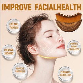 Lymphatic Contour Face Brush,Dry Lymphatic Contour Face Brush Soft Set,Lymphatic Drainage Massager for Face,Chin & Neck Relaxation,Portable Beauty Tool with Travel Case. Style B