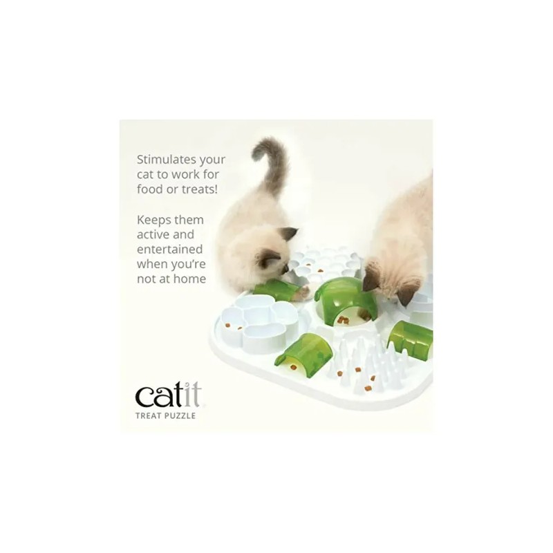 Catit Play Puzzle Para Gatos (43010), Color Blanco Md597873