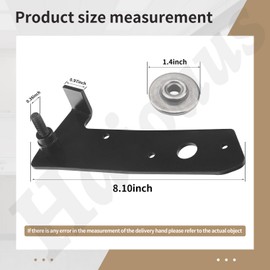 Haiouus GY20059 GY20059BLE Equipment Arm & Deck Bushing GX23240 Compatible with John-Deer Mower Replaces D110 D130 LA100 X110 X145 L108 L1742 S240 - Fits 1642HS (Model Year 2002)