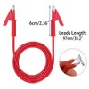 Gebildet Alligator Clips Electrical Test Leads Set, 15A Jumper Wires