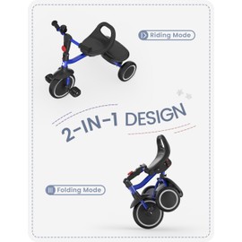 besrey Kids Tricycles Age 18 Month to 5 Years, Toddler Tricycle Kids Trikes Tricycle, Gift Toddler Tricycles for 2-5 Year Olds, Gift & Toys for Boy & Girl, Trikes for Toddlers, Blue
