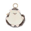 Flower Ring Mini Charm Pouch (Pukumaru) Hedgehog GPO0322-BR (Brown)