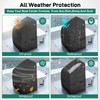 Caminor Boat Console Cover - 1200D Waterproof, Windproof Elastic Strap,