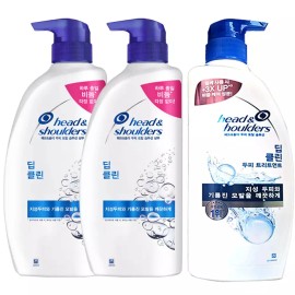 Deep Clean 딥클린 850ml - 샴푸x2개+트리트먼트x1개 / 비듬샴푸 비듬케어린스 두피트러블 Deep Clean 850ml - Shampoo x2 + Treatment x1 / Dandruff Shampoo Dandruff Care Rinse Scalp Trouble