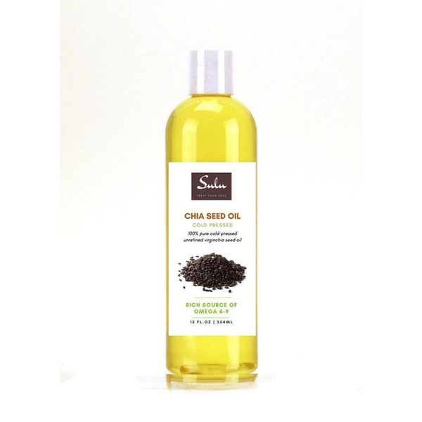 12 OZ UNREFINED EXTRA VIRGIN CHIA SEED OIL COLD PRESSED