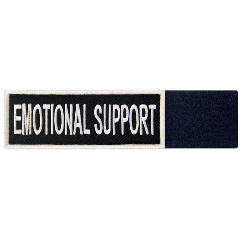 Service Dog Emotional Support Vests/Harnesses Patch Embroidered Badge Fastener Hook