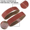 SI FANG 13x1.2inch Premium Sanding Belts Set, for Mini Electric