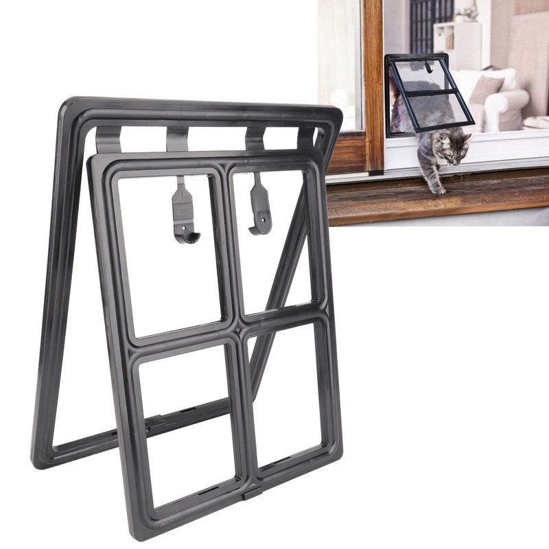 Pet Screen Door Professional Bite Resistant Free Access Lockable Dog