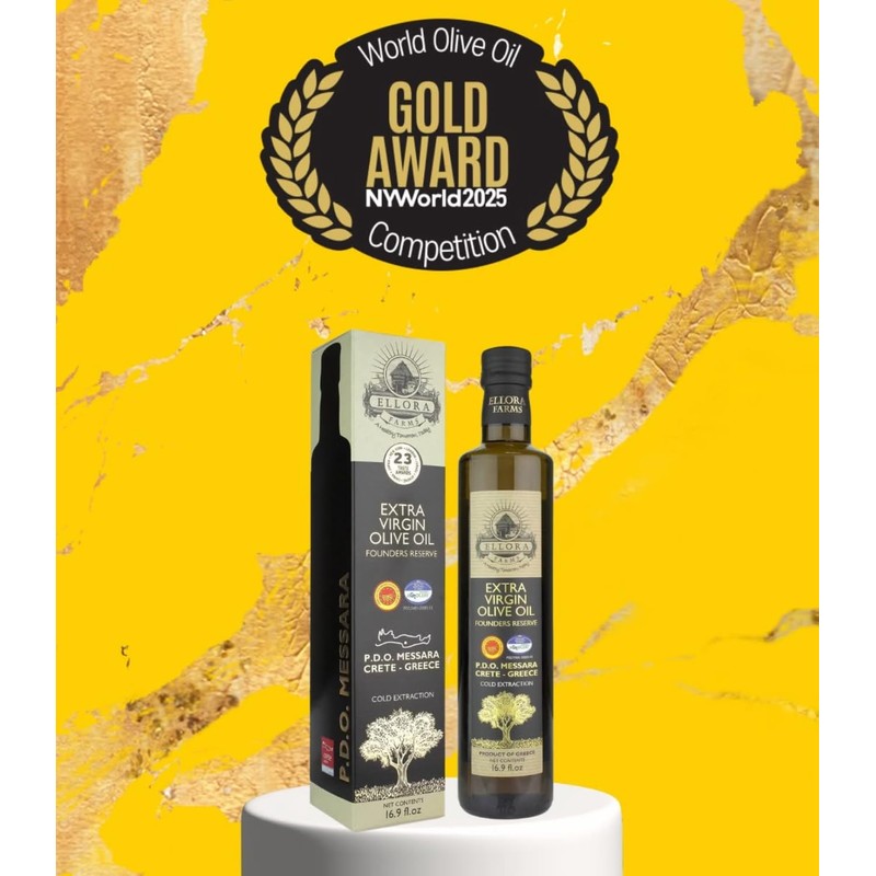 Ellora Farms, Greek Extra Virgin Olive Oil, Single Estate PDO