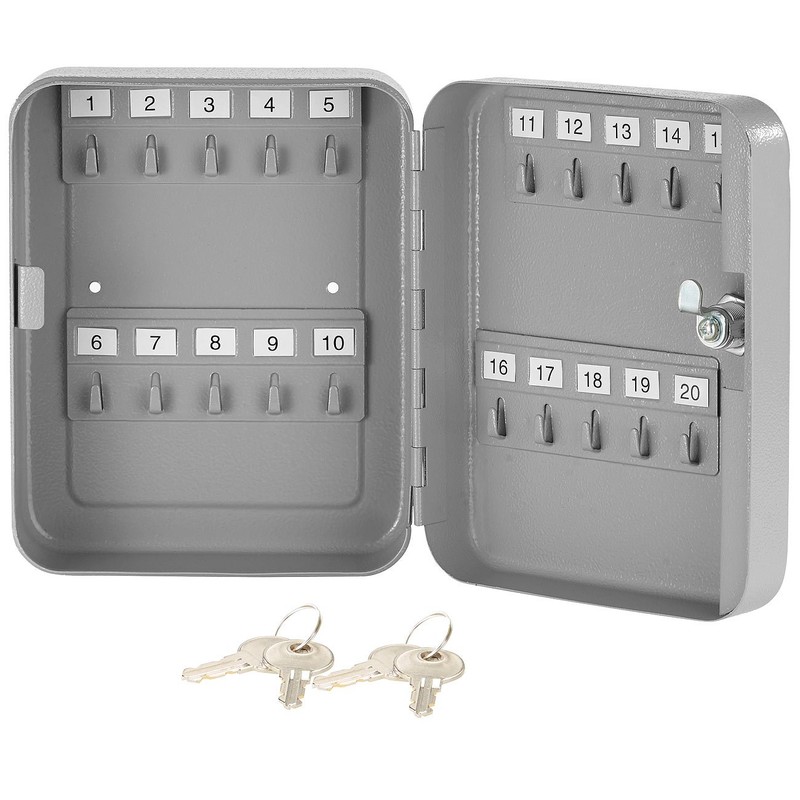 Xcase Metal Key Cabinet: Steel Key Cabinet for 20 Keys
