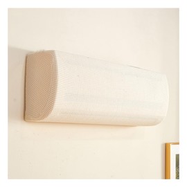 homeemoh Air Conditioner Dust Cover for Wall Units, Indoor Wall-Mounted Air Conditioners Protective Cover Wall AC Cover for Most Split -Type Air Conditioners