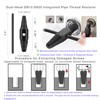 Gcoujrl Integrated Internal & External Pipe Threading Tool with Screw