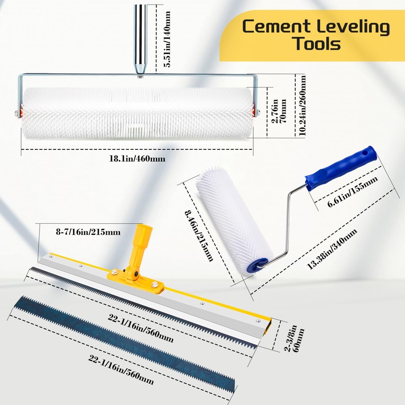 Self Leveling Concrete Tools, Spiked Roller for Self Leveling Epoxy