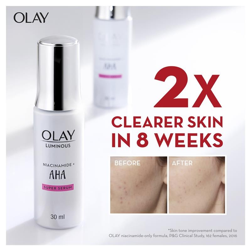 Olay Luminous Niacinamide + AHA Face Super Serum 30 ml
