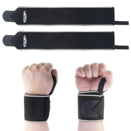 Fantecia Wrist Wraps for Fitness Strength Training, Professional Grade with Thumb Loops, Wrist Support Braces for Men & Women, Use for Weight Lifting, Bodybuilding, Powerlifting