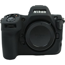 Z8 Camera Case, BMAOLLONGB Fullbody Thin Lightweight Silicone Camera Skin Body Rubber Cover Case for Nikon Z8 (Black)