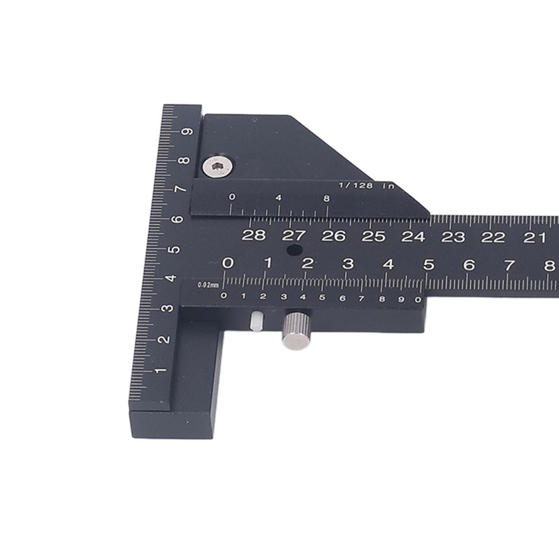 0 to 280mm T Shaped Ruler Aluminum Alloy Accurate Scale