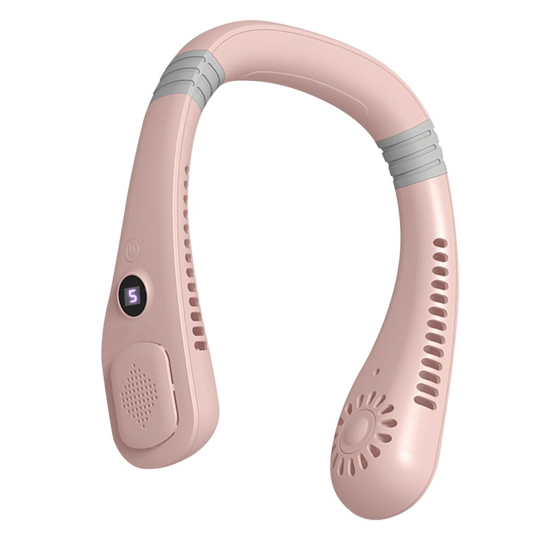 Portable Neck Fan Hands Free Bladeless Fan USB Rechargeable Quiet