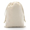 Cotton Drawstring Bags, EcoFriendly Muslin Bags (5 by 7 inch)