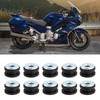 Motorcycle Windshield Attachment, Windscreen Mounting Nuts Rubber Grommets Kit for