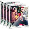 Chunful 4 Pack Clear 16 x 20 Inch Acrylic Wall