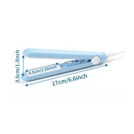 Mini Thermal Sealer for Food Bags, Portable Mini Sealing Machine for Bag, Small Heat Sealer, Smart Control Heating Film for Hanging Food (Blue)