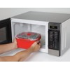 Sistema 1102 Insulated Food Boxes, Red/Transparent, 2.4 L