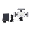 4 Head Solar Sensor Light 7700K 8W IP65 3 Gear