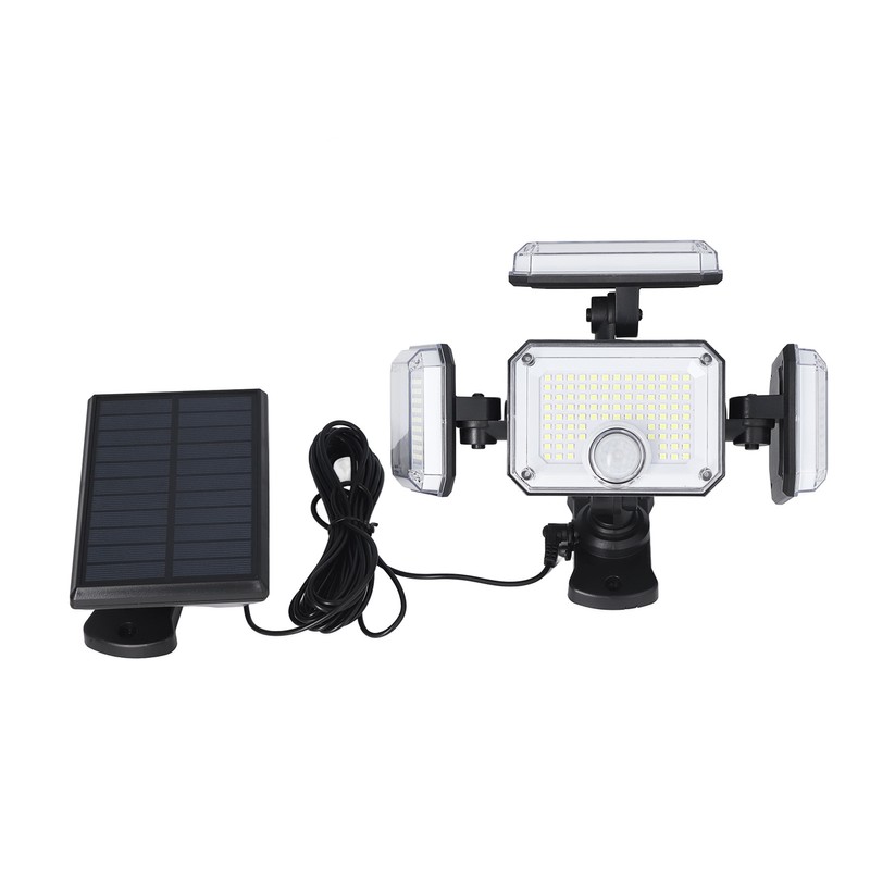 4 Head Solar Sensor Light 7700K 8W IP65 3 Gear