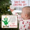 Christmas Tree Baby Handprint Art Craft Baby's First Christmas Handprint