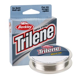 Berkley Trilene® Micro Ice®, Clear Steel, 4-Pound Break Strength, 110yd Monofilament Fishing Line, Suitable for Freshwater Environments