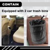 NOTISH Car Trash Can, Collapsible Pop-up Water Proof Bag Portable